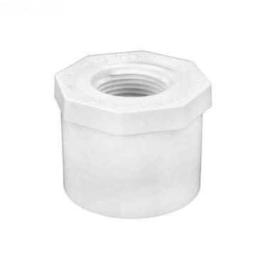 Imagem de Lasco 438-210 Branco 1-1/2 por 3/4 polegadas Pacote com 25 Spigot by Fit Reducer Bucha Substituição para tubo de PVC solvente Lasco Schedule 40 solvente