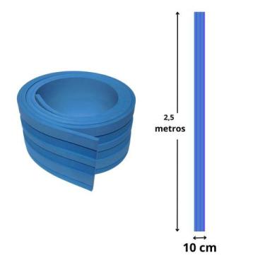 Imagem de Painel Ripado Decorativo Quarto Eva Autocolante 10Cm - 2,5M - Nova Mol