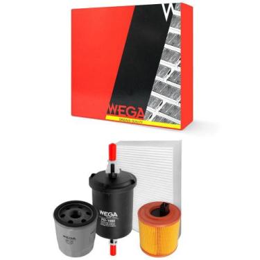 Imagem de Kit Troca de Filtros Chevrolet Cruze 1.4 16V Flex 2017 a 2022 Wega
