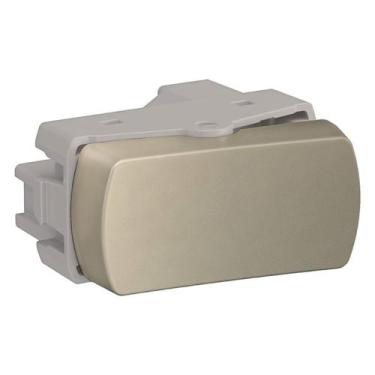 Imagem de Módulo Miluz Interruptor Simples 10A 250V Dourado Schneider, Dourado