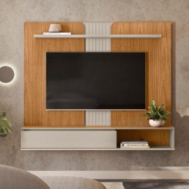 Imagem de Painel para TV até 65 Polegadas 1 Porta Friburgo Linea Brasil, Nature/