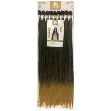 Imagem de Cabelo Orgânico Liso Bio Fibra Macia Linha Soft Estylo Mulher Entrelac