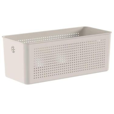 Imagem de Cesto 6,6L Organizador OU Flow Bege 13cm x 15cm x 34cm
