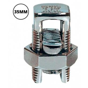 Imagem de Kit 25 conector parafuso split bolt 35mm pressao intelli 1804