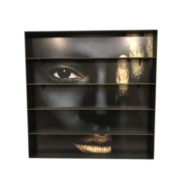 Imagem de Prateleira Porta Esmaltes Expositor Decorado Expositor Mdf - babykidss