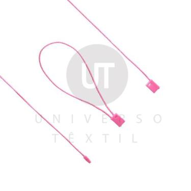 Imagem de Lacre de Autenticidade para Tag de Roupas com 1 Ponta Rosa Chiclete 1.