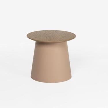 Imagem de Mesa Lateral Natt com Tampo em MDF laminado 50 cm x 46,5 cm - Casavee,