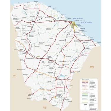 Imagem de Mapa do estado do ceará - Dell