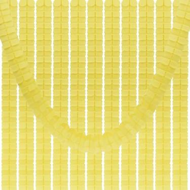 Imagem de PATIKIL Guirlanda de quatro folhas de 3 metros, pacote com 12 guirlandas de flores de papel de seda reutilizáveis para decorações de fundo de festa de casamento, amarelo