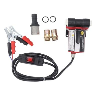 Imagem de Bomba de Gasolina 12V, Bomba de Transferência de óleo Autoescorvante Silenciosa à Prova de Explosão Com Interruptor, Interface BSP3/4, 30L por Minuto, para Gasolina, Querosene