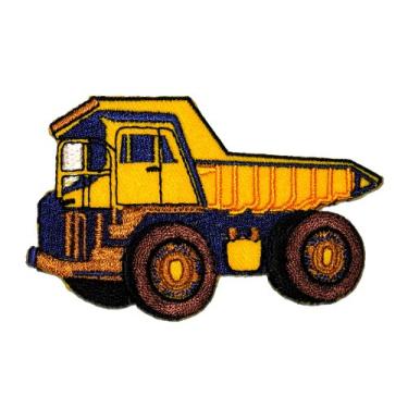 Imagem de Haul Dump Truck DIY Applique Embroidered Sew Iron on Patch