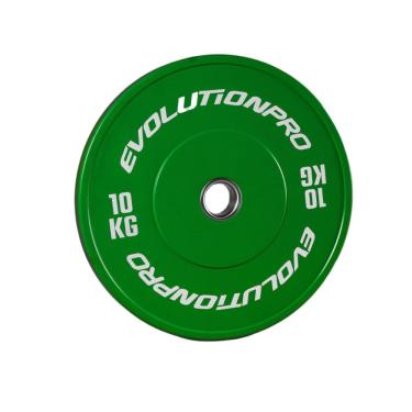 Imagem de Par Anilha Olímpica Bumper Verde 10Kg