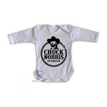 Imagem de body nenê criança roupa bebê manga longa Chuck Norris Caubói - Empório