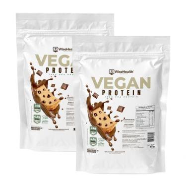 Imagem de Kit 2 Vegan Protein - Proteína Panettone de Chocolate 837g - WiseHealt