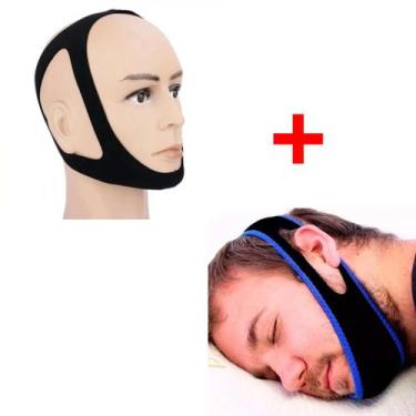 Imagem de Kit Faixa Cabeça Anti Ronco + 3 Pontos Ajustável Elástica Artipé - Art