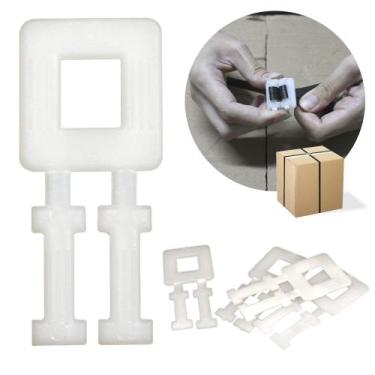 Imagem de Kit 100 Fivela Plástica para Fita de Arquear 10mm Fecho - IGUANNA