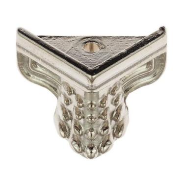 Imagem de 4 Pezinho Metal Piano Pequeno Decoração P/ Caixas Bandejas - Metallica