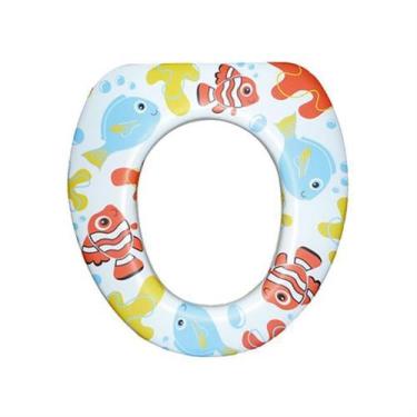 Imagem de Assento Sanitário Almofadado Infantil Astra Fofinho Peixe