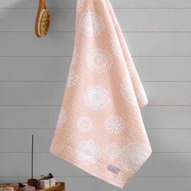 Imagem de Toalha de Banho Döhler Pérola Celine - Dolher, Salmão