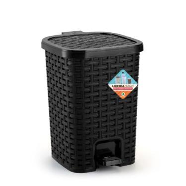 Imagem de Lixeira Smart 15 Litros com Pedal e Amortecedor na Tampa - Monte Líban