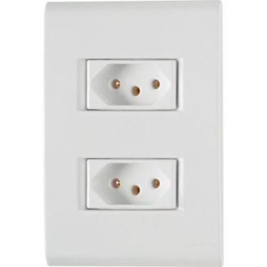 Imagem de Conjunto 4X2 2 Tomadas 2P+T 20A 250V Liz 57170066 - TRAMONTINA