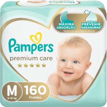 Imagem de Fralda Pampers Premium Care M - 160 fraldas