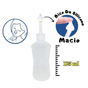 Imagem de Lavador Nasal Dispositivo Para Lavagem Nasal Com Bico de Silicone - Ec