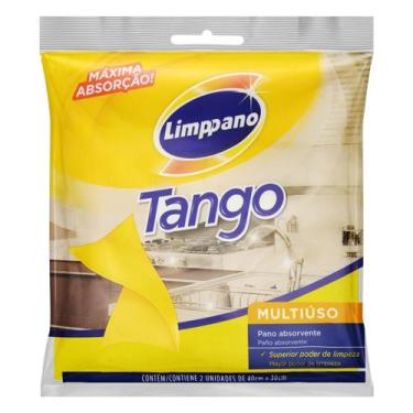 Imagem de Pano Multiuso Absorvente Limppano Tango 2 Unidades, Pano limpeza