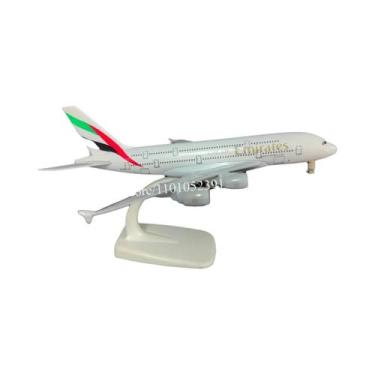 Imagem de Avião Emirates B777 - Modelo de Metal Die-Cast para Crianças (Escala 1