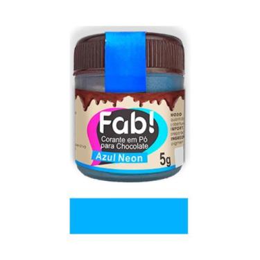 Imagem de CORANTE EM PÓ P/ CHOCOLATE NEON 5g FAB!, Azul