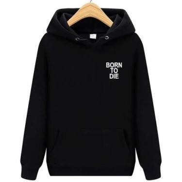 Imagem de Blusa Moletom Canguru Lana Del Rey Born To Die Cantora - SEMPRENALUTA 