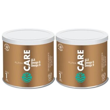 Imagem de 2x Alpha Care Óleo de Linhaça 1000mg Vital Âtman 60 Capsulas, Sem Sabo