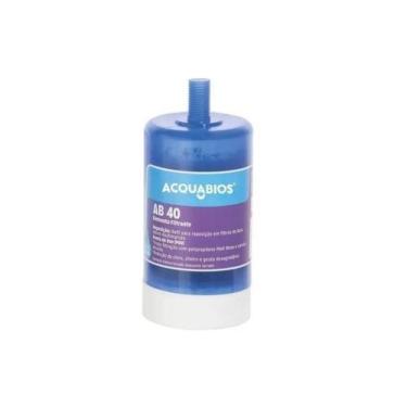 Imagem de Refil Filtro Purificador De Água Ab40 Multiuso Rosca Curta - Acquabios
