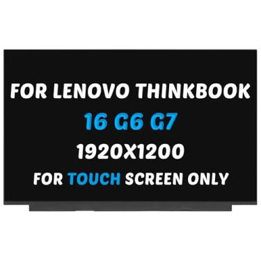 Imagem de HOULISE Substituição para Lenovo IdeaPad Slim 3 16IAH8 Tipo 83ES 82XR Tela LCD 1920x1200 40.6 cm 40 Pinos 60HZ Painel Digitalizador Display LED (apenas para tela sensível ao toque)
