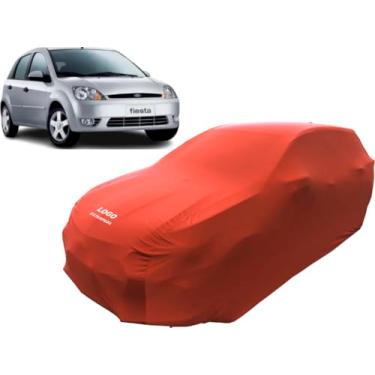 Imagem de Capa Anti Risco Tecido Para Cobrir Carro Ford Fiesta Hatch (Vermelho)