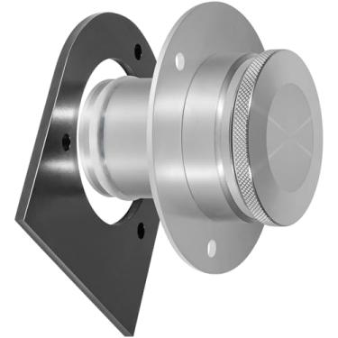 Imagem de 17-2530 Tampa de gás de alumínio e boleto de enchimento de tanque de combustível remoto e suporte de montagem de aço soldado adequado para conexão de mangueira de enchimento de 5 cm, pescoço de