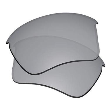 Imagem de Predrox Lentes de reposição Silver Mirror Flak Jacket XLJ para óculos de sol Oakley OO9009 polarizadas