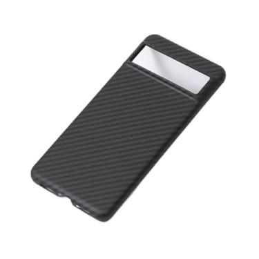 Imagem de Waillynice Capa de telefone de fibra de carbono à prova de quedas capa de fibra de aramida para Google Pixel 8 Pro Design, para Pixel 8 Phone 8A capa de telefone (preta), para Pixel 8 Pro)