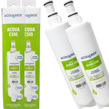 Imagem de Kit 2 Filtro Refil Classe A Compatível Purificador Consul - Acquabios
