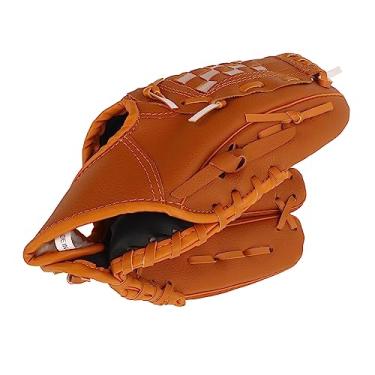 Imagem de Hóquei de Softball de Beisebol Fornece Luvas para Suas mãos. Prática Adulta do Basebol das Luvas 12.5In Brown Dos Esportes do Pvc (12,5 polegadas)