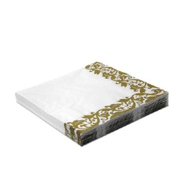 Imagem de Guardanapo Papel Decorado Arabesco Dourado Ano Novo - 20 un - Silverfe