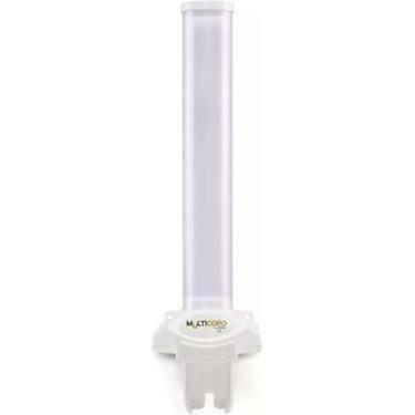 Imagem de Suporte Dispenser Porta Copos Descartáveis Para Café De Parede Multicopo Branco