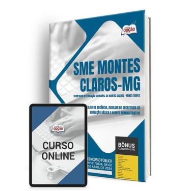 Imagem de Apostila SME Montes Claros 2024 - Auxiliar de Docência, Auxiliar de Se