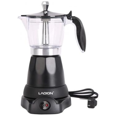 Imagem de Máquina de Café Expresso 300mL para Casa, Acampamento e Viagens, 110V, LAOION, Preta