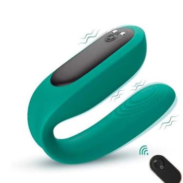 Imagem de Vibrador Casal Baud Massageador com 9 Modos de Vibração SHande Verde -