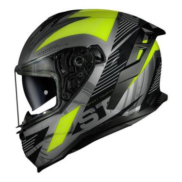 Imagem de Capacete Norisk Strada II ST Cinza Titanium Preto e Amarelo, 56