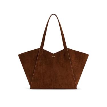 Imagem de JW PEI Bolsa feminina Kiana de grande capacidade, Marrom escuro, One Size