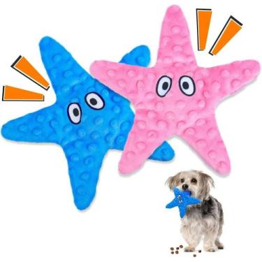 Imagem de Brinquedo para Cães HGB - Estrela do Mar Que Pia - Sem Recheio - Para 