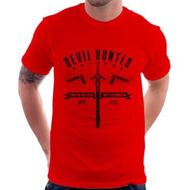 Imagem de Camiseta Devil Hunter - Foca na Moda, Vermelho, G