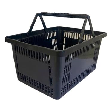 Imagem de Cesta De Mercado Cestinhas Loja Supermercado Compra Preta